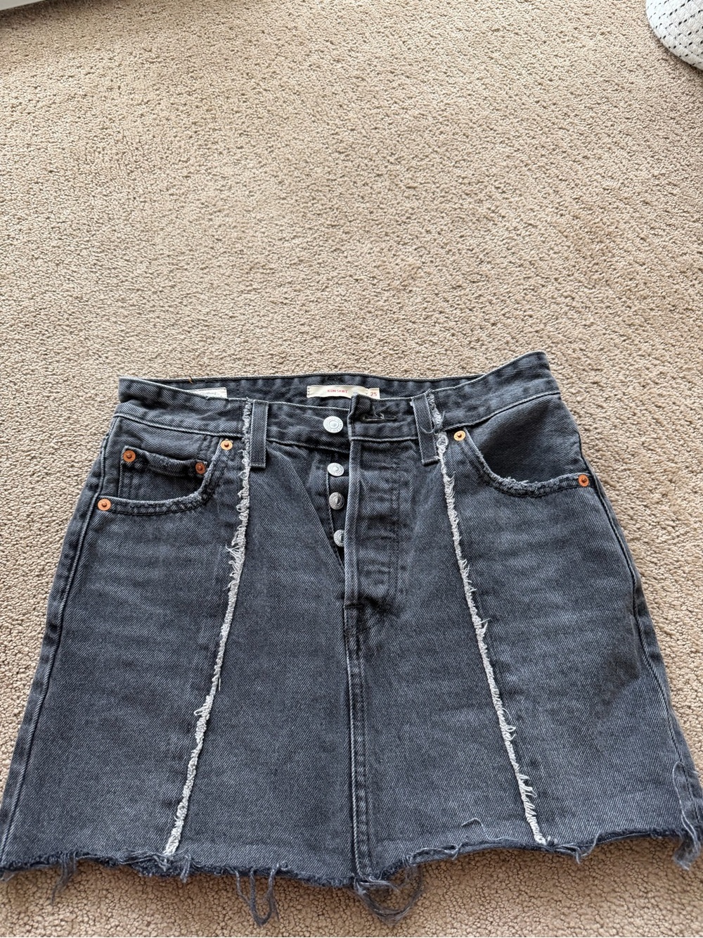 Levis recrafted icon skirt